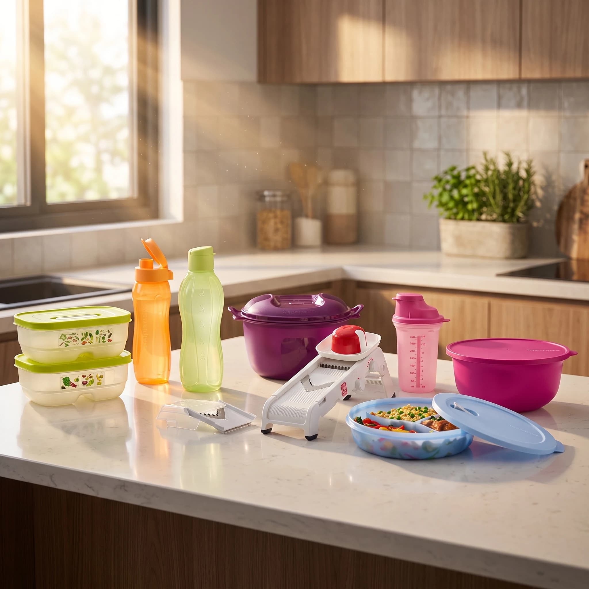 Produse Tupperware pentru depozitare și servire